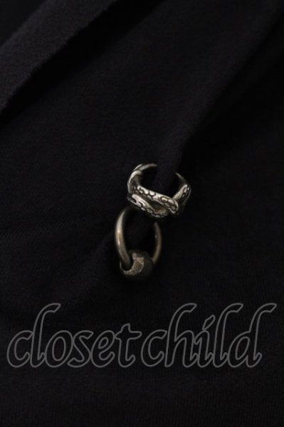 画像4: 14th Addiction / Piercing Shootgun Damage Cardigun カーディガン 2 ブラック O-24-12-29-057-14-to-YM-ZT371 (4)