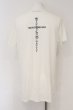 画像2: gunda / Kmriiコラボ Tシャツ  ホワイト O-24-12-29-061-gu-ts-YM-ZT137 (2)