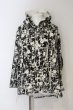 画像1: KMRii / White Graphite Parka パーカー 3 ブラックｘホワイト O-24-12-29-067-KM-to-YM-ZT137 (1)