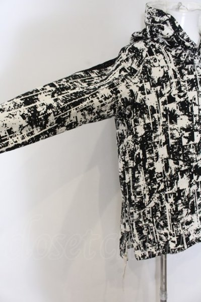 画像2: KMRii / White Graphite Parka パーカー 3 ブラックｘホワイト O-24-12-29-067-KM-to-YM-ZT137 (2)