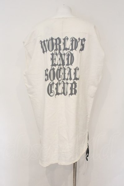 画像1: KMRii / Crush Sized Print Singlet/RFL トップス M/F ホワイト O-24-12-29-069-KM-to-YM-ZT137 (1)