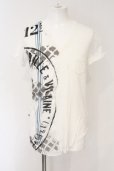 画像1: SHARE SPIRIT / Harf Print Tシャツ L ホワイト O-24-12-29-070-SH-ts-YM-ZT137 (1)