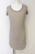 画像1: IFSIXWASNINE / HSC カシミアテンセルTシャツ 3（レディース） グレージュ O-24-12-29-071-IF-ts-YM-ZT137 (1)