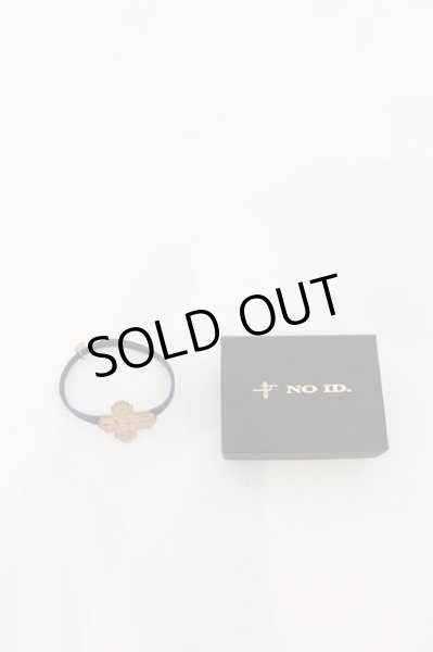 画像3: NO ID. / クロスチャームゴム  ブルーｘゴールド O-24-12-29-079-NO-ac-YM-OS (3)