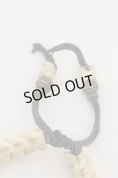 画像2: IFSIXWASNINE / 蛇骨ブレスレット  アイボリー系 O-24-12-29-083-IF-ac-YM-OS (2)