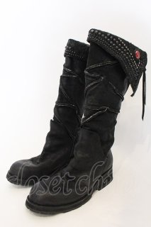 KMRii ブーツ 38 KMRii / Crush Chrome Boots 03 ブーツ ブラック O-24-05-06-115