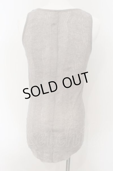 画像2: 上野商会 / ワッシャーテレコタンクトップ M チャコール O-24-12-29-011-UE-to-YM-ZT142 (2)