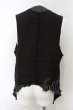 画像2: LGB / VEST/M カットオフロングベスト 【メンズ4】 4 ブラックｘレッド O-24-12-29-012-LG-to-YM-ZT142 (2)