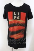 画像1: LGB / HSC/M LIPSプロントTシャツ【メンズ3】 3 ブラック O-24-12-29-023-LG-to-YM-ZT138 (1)