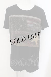 LGB / AMERICAN FLAG ONE STAR-FP/M Tシャツ【メンズ3】 3 ブラック O-24-12-29-028-LG-ts-YM-ZT138