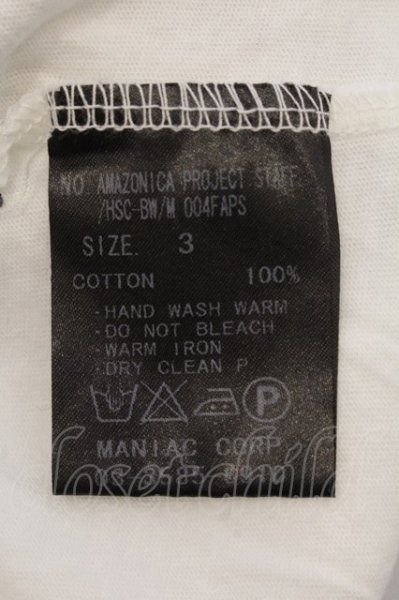 画像3: LGB / AMAZONICA PROJECT STAFF/HSC-BW/M Tシャツ【メンズ3】 3 ホワイト O-24-12-29-032-LG-ts-YM-ZT138 (3)