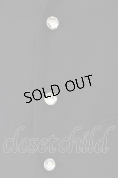 画像2: MURDER LICENSE / クリスタル3Bベスト 44 ブラック O-24-12-30-028-MU-to-YM-ZT435 (2)