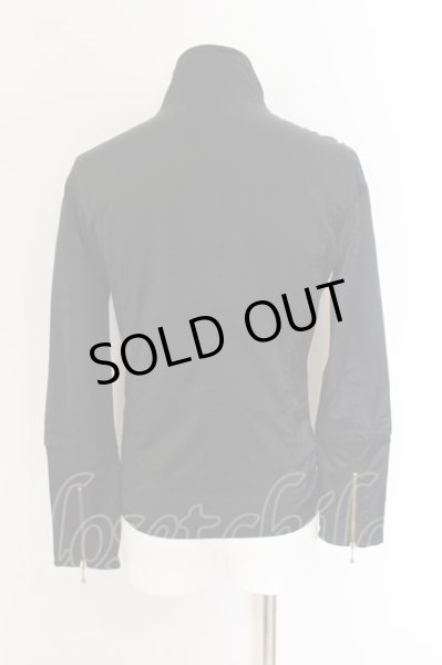 画像4: BUFFALO BOBS / スタンドネックナイロンギミックライダースジャケット 1 ブラック O-24-12-30-030-BU-ja-YM-OS (4)