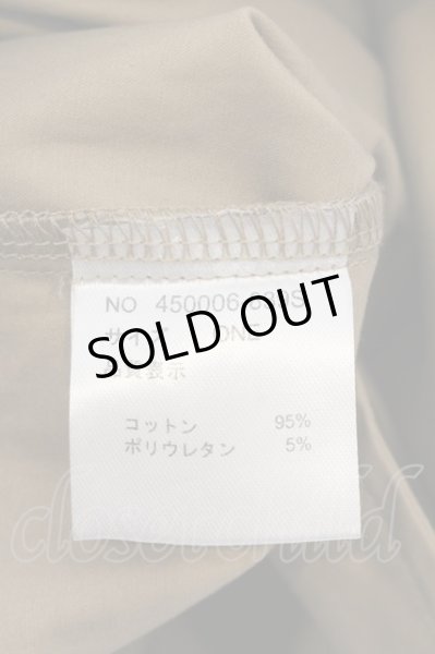 画像3: NO ID. BLACK / ドローストリングロングシャツ ONE ベージュ O-24-12-30-003-NO-sh-YM-OS (3)