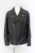 画像1: GU×UNDERCOVER / PUレザーダブルライダースジャケット L ブラック O-24-12-30-032-GU-ja-YM-ZT-ML025 (1)