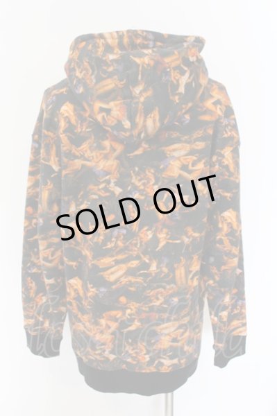 画像2: NO ID. BLACK / 宗教柄プリントプルパーカー 1 マルチ O-24-12-30-034-NO-to-YM-ZT172 (2)