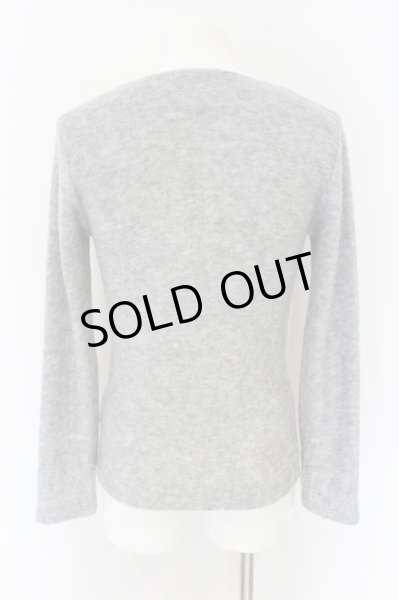 画像2: NO ID. / ベリーナパイルVネックニット 1 グレー O-24-12-30-041-NO-to-YM-ZT427 (2)