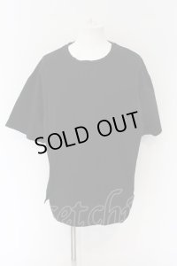 NO ID. / CパールヴァティシルケットスムースBIG-Tシャツ 2 ブラック O-24-12-30-043-NO-ts-YM-ZT069