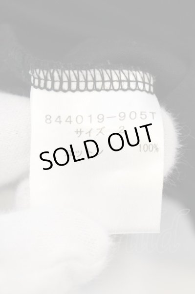 画像3: NO ID. / CパールヴァティシルケットスムースBIG-Tシャツ 2 ブラック O-24-12-30-043-NO-ts-YM-ZT069 (3)