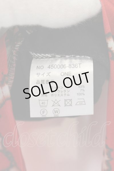 画像4: NO ID. BLACK / スイッチングヘムラインロングタンクトップレイヤード ONE ブラックｘレッド O-24-12-30-046-NO-to-YM-ZT427 (4)