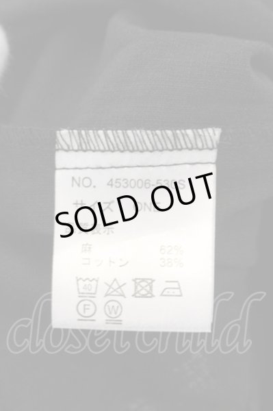 画像4: NO ID. BLACK / アシンメトリーフーデッドBIGロングガウン ONE ブラック O-24-12-30-052-NO-ja-YM-ZT069 (4)