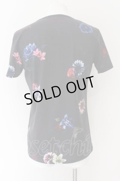 画像2: CIVARIZE / 転写スカルフラワーTシャツ 44 ブラック O-24-12-30-053-CI-ts-YM-ZT069 (2)