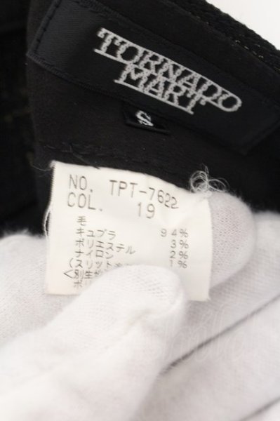 画像4: TORNADO MART / グリッターチェックベルボトム S ブラックxシルバー O-24-12-30-055-TO-pa-YM-ZT100 (4)