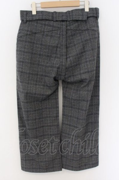 画像2: NO ID. BLACK / TRストレッチセパレートバギートラウザーズパンツ 2 グレー O-24-12-30-057-NO-pa-YM-ZT100 (2)