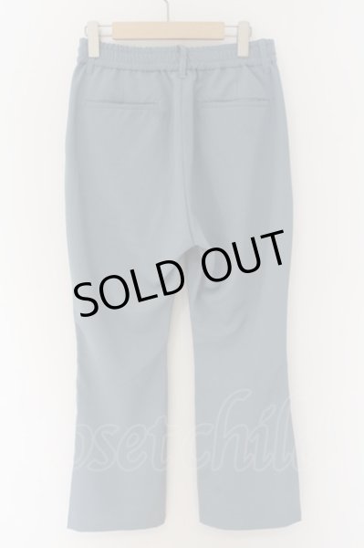 画像2: NO ID. / ハイウエストワイドパンツ 1 ブルーグレイ O-24-12-30-059-NO-pa-YM-ZT100 (2)