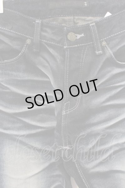 画像2: FUGA / Solar Eclipseデニムパンツ 44 インディゴ O-24-12-30-063-FU-pa-YM-OS (2)