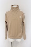 ADIDAS / ハーフZIPトップス M ベージュ O-24-12-30-007-AD-to-YM-ZT372