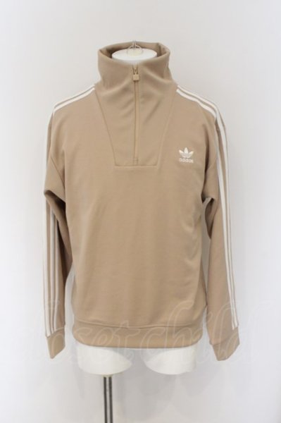画像1: ADIDAS / ハーフZIPトップス M ベージュ O-24-12-30-007-AD-to-YM-ZT372 (1)