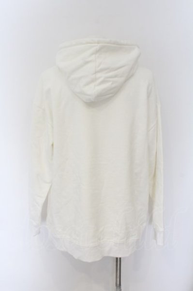 画像2: NO ID. BLACK / CATスパンコールBIGパーカー ONE ホワイト O-24-12-30-009-NO-to-YM-ZT172 (2)