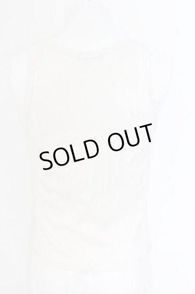 画像3: TORNADO MART / ストーンVネックタンクトップ  ホワイト O-24-12-30-013-TO-to-YM-ZT435 (3)