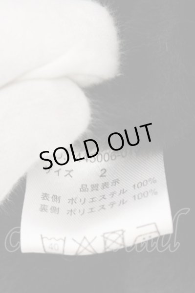 画像3: NO ID. BLACK / フェイクムートンフーデッドコート 2 ブラック O-24-12-30-023-NO-ou-YM-ZT-M113 (3)