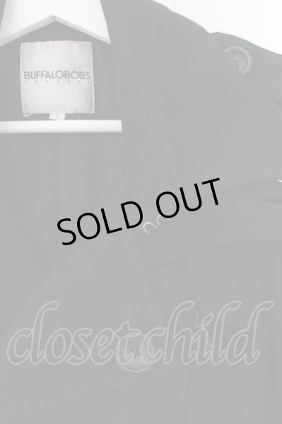 画像2: BUFFALO BOBS / WOOL TRENCH コート 1 ブラック O-24-12-30-024-BU-ou-YM-ZT-M113 (2)