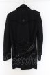 画像3: BUFFALO BOBS / WOOL TRENCH コート 1 ブラック O-24-12-30-024-BU-ou-YM-ZT-M113 (3)