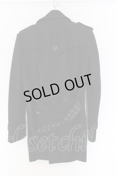 画像3: BUFFALO BOBS / WOOL TRENCH コート 1 ブラック O-24-12-30-024-BU-ou-YM-ZT-M113 (3)