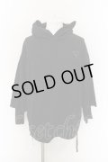 Moonage Devilment / ×EGO TRIPPING Layered Hoodie & Cut/Sew パーカー＆カットソー 46 ブラック O-25-01-03-023-Mo-to-YM-ZT387