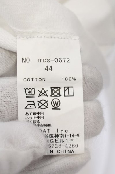 画像3: Moonage Devilment / GRAPHIC L/S T-SHIRT TYPE B　カットソー 44 ホワイト O-25-01-03-028-Mo-to-YM-ZT052 (3)