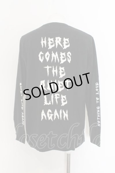 画像1: Moonage Devilment / GRAPHIC L/S T-SHIRT TYPE A カットソー 44 ブラック O-25-01-03-029-Mo-to-YM-ZT409 (1)