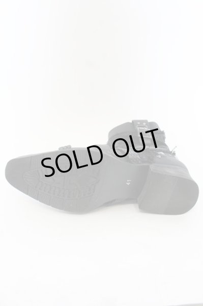 画像5: LOVEHUNTER / クロコスタッズベルトサイドジップアップブーツ 41（約26cm） ブラック O-25-01-03-003-LO-sho-YM-ZT4000 (5)