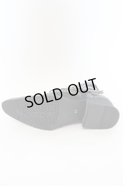 画像5: LOVEHUNTER / チェーン付きレースアップサイドジップブーツ 41（約26cm） ブラック O-25-01-03-004-LO-sho-YM-ZT6000 (5)