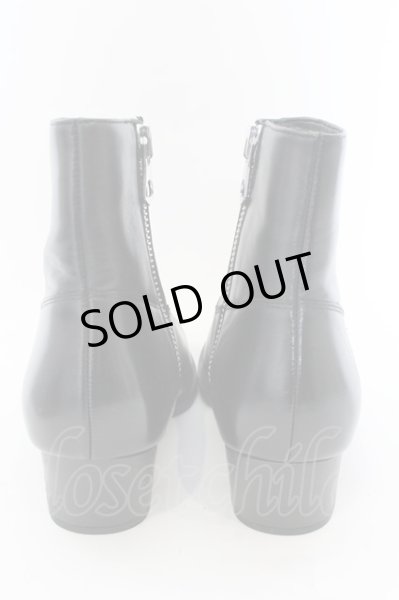 画像3: endevice / ヒールブーツ 44（約27cm） ブラック O-25-01-03-006-en-sho-YM-OS (3)