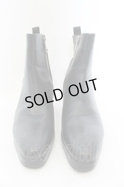 画像2: LOVEHUNTER / ヒールブーツ 42（約26cm） ブラック O-25-01-03-007-LO-sho-YM-ZT-S006 (2)