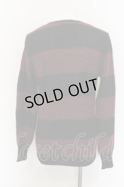 画像2: Moonage Devilment / デストロイニットカーディガン  ブラックｘグレー O-25-01-03-019-Mo-to-YM-ZT387 (2)