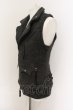 画像2: Moonage Devilment / Heavy Knit Riders Vest ベスト 44 グレー O-25-01-03-020-Mo-to-YM-ZT170 (2)