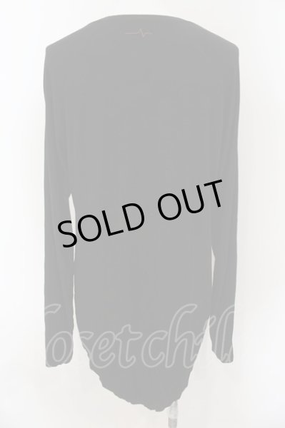 画像2: First Aid to the injured / テレコロングカットソー 3 ブラック O-25-01-09-030-FA-to-YM-ZT222 (2)