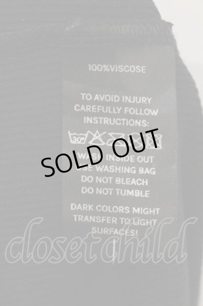 画像3: First Aid to the injured / テレコロングカットソー 3 ブラック O-25-01-09-030-FA-to-YM-ZT222 (3)