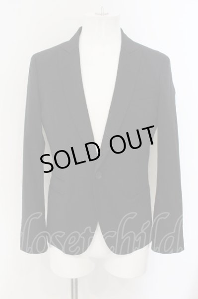 画像1: DIET BUTCHER SLIM SKIN / アシンメトリーポケットテーラードジャケット 1 ブラック O-25-01-09-032-DI-ja-YM-ZT222 (1)